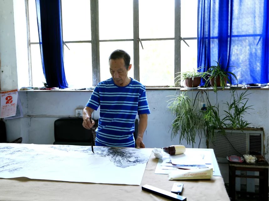 画家王小林中国画个人作品展-芜湖徽艺坊铁画设计大师