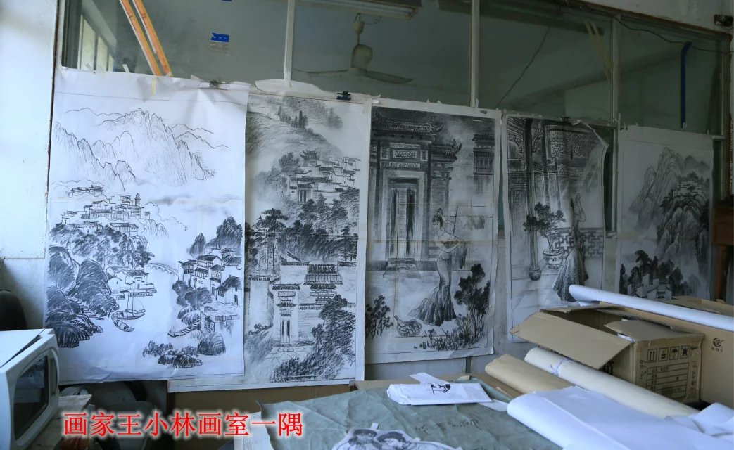 画家王小林中国画个人作品展-芜湖徽艺坊铁画设计大师