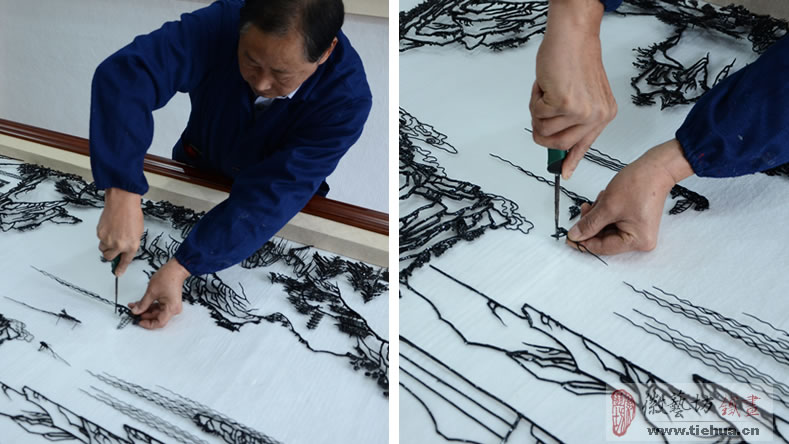 11 徽艺坊铁画壁画案例-明光市人民医院13 11 徽艺坊铁画壁画案例-明光市人民医院13