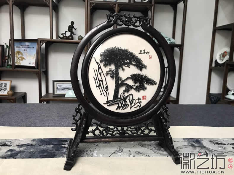 中国风铁画装饰摆件古香古色芜湖特色礼品纪念品 中国风铁画装饰摆件古香古色芜湖特色礼品纪念品