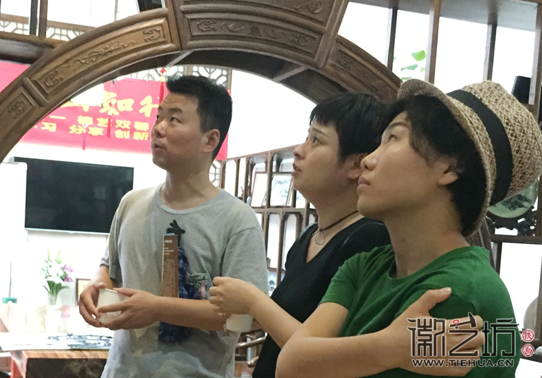 2017.6.13芜湖铁画人才培养培训班学员来徽艺坊参观学习13 2017.6.13芜湖铁画人才培养培训班学员来徽艺坊参观学习13