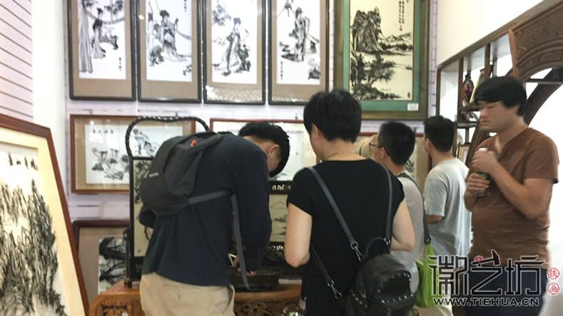 2017.6.13芜湖铁画人才培养培训班学员来徽艺坊参观学习10 2017.6.13芜湖铁画人才培养培训班学员来徽艺坊参观学习10