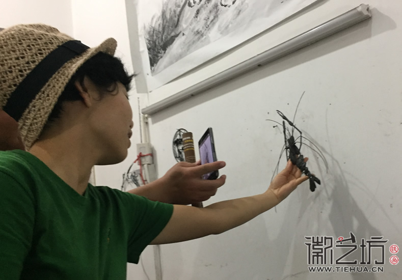 2017.6.13芜湖铁画人才培养培训班学员来徽艺坊参观学习8 2017.6.13芜湖铁画人才培养培训班学员来徽艺坊参观学习8