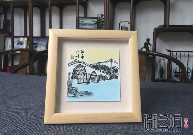 松木风徽派铁画小品摆台(4) 松木风徽派铁画小品摆台(4)