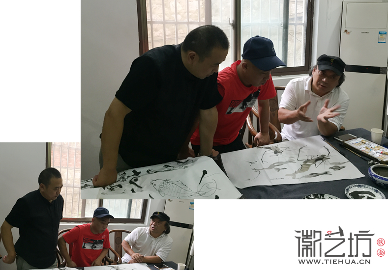 谢克谦老师与铁画艺人一起谈人生谈理想 (1) 谢克谦老师与铁画艺人一起谈人生谈理想 (1)
