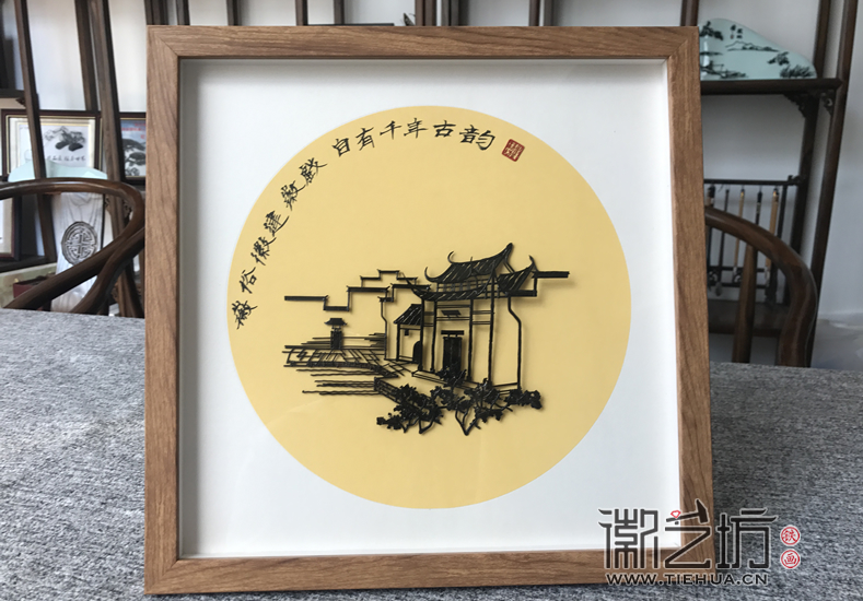 深入挖掘徽州山水,建筑,民俗里的风格元素与文化内涵,设计初稿