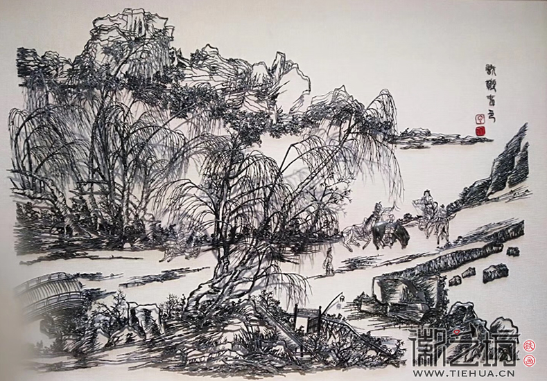 2017.10.17徽艺坊设计总监李伶带你一起走进“芜湖铁画艺术人才培养项目”学员结业作品展 (4) 2017.10.17徽艺坊设计总监李伶带你一起走进“芜湖铁画艺术人才培养项目”学员结业作品展 (4)
