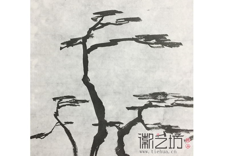 现场创作——树随人形 (2) 现场创作——树随人形 (2)