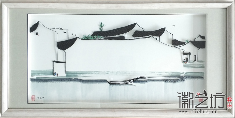 铁画新生代王建军作品——燕子归时 (2) 铁画新生代王建军作品——燕子归时 (2)