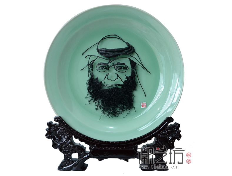 华为赠中东友人铁画礼品3 华为赠中东友人铁画礼品3