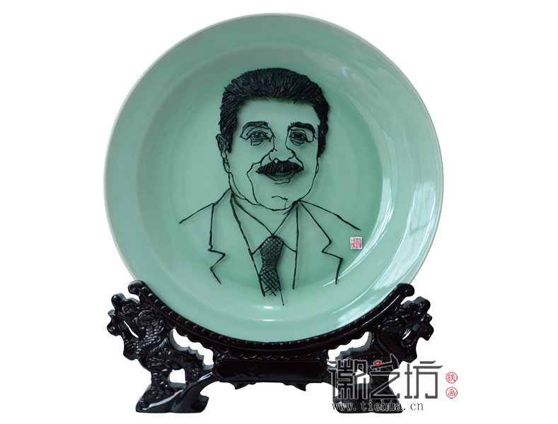 华为赠中东友人铁画礼品4 华为赠中东友人铁画礼品4