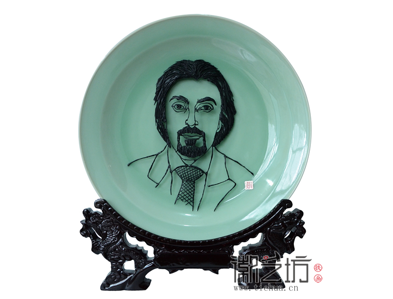 华为赠中东友人铁画礼品1 华为赠中东友人铁画礼品1