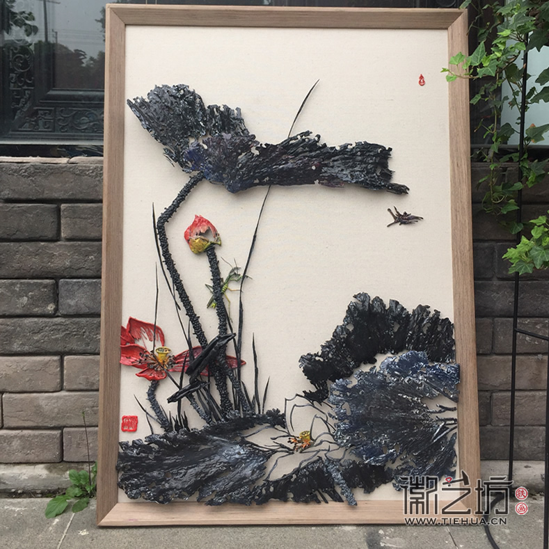 徽艺坊铁画现代极简风格作品 (2) 徽艺坊铁画现代极简风格作品 (2)