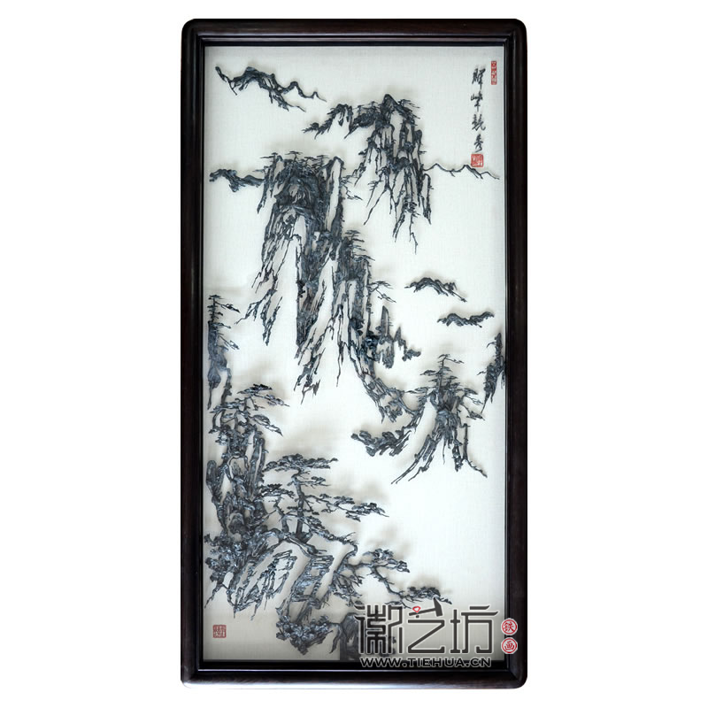 铁画新生代李强系列作品《黄山风景》00 铁画新生代李强系列作品《黄山风景》00