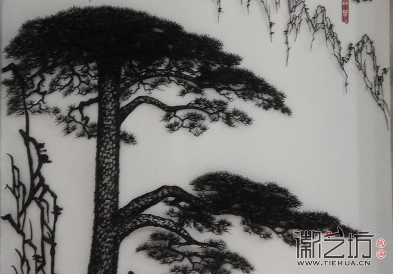 杨勇作品《迎客松 杨勇作品《迎客松