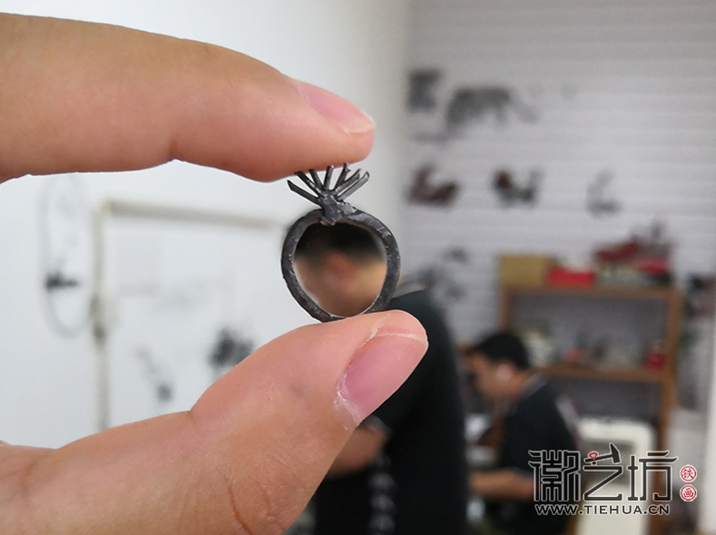 铁画体验DIY——松针戒指 铁画体验DIY——松针戒指