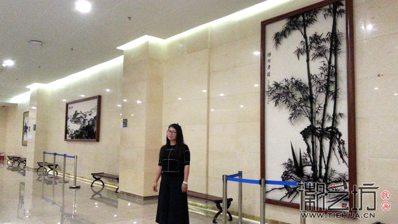 芜湖博物馆铁画展示墙 陈兰 芜湖博物馆铁画展示墙 陈兰