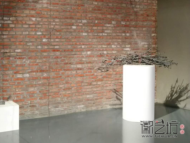 钱悦铁画作品《梅花柴》 钱悦铁画作品《梅花柴》
