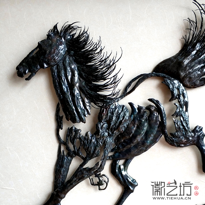 安徽农业大学毕业生定制铁画-马到成功送母校 (1) 安徽农业大学毕业生定制铁画-马到成功送母校 (1)