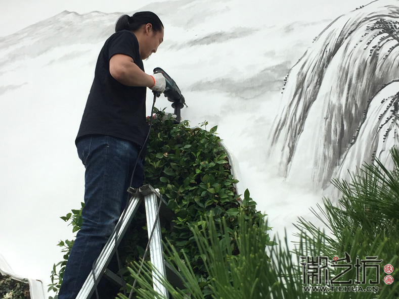 徽艺坊定制合肥明光路地铁站出口景观墙铁画 (10) 徽艺坊定制合肥明光路地铁站出口景观墙铁画 (10)