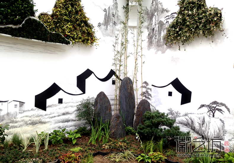 徽艺坊定制合肥明光路地铁站出口景观墙铁画 (5) 徽艺坊定制合肥明光路地铁站出口景观墙铁画 (5)