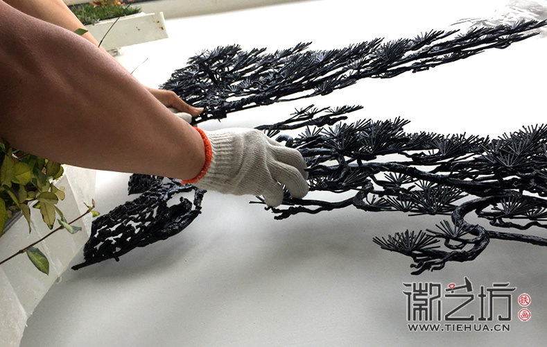 徽艺坊定制合肥明光路地铁站出口景观墙铁画 (13) 徽艺坊定制合肥明光路地铁站出口景观墙铁画 (13)